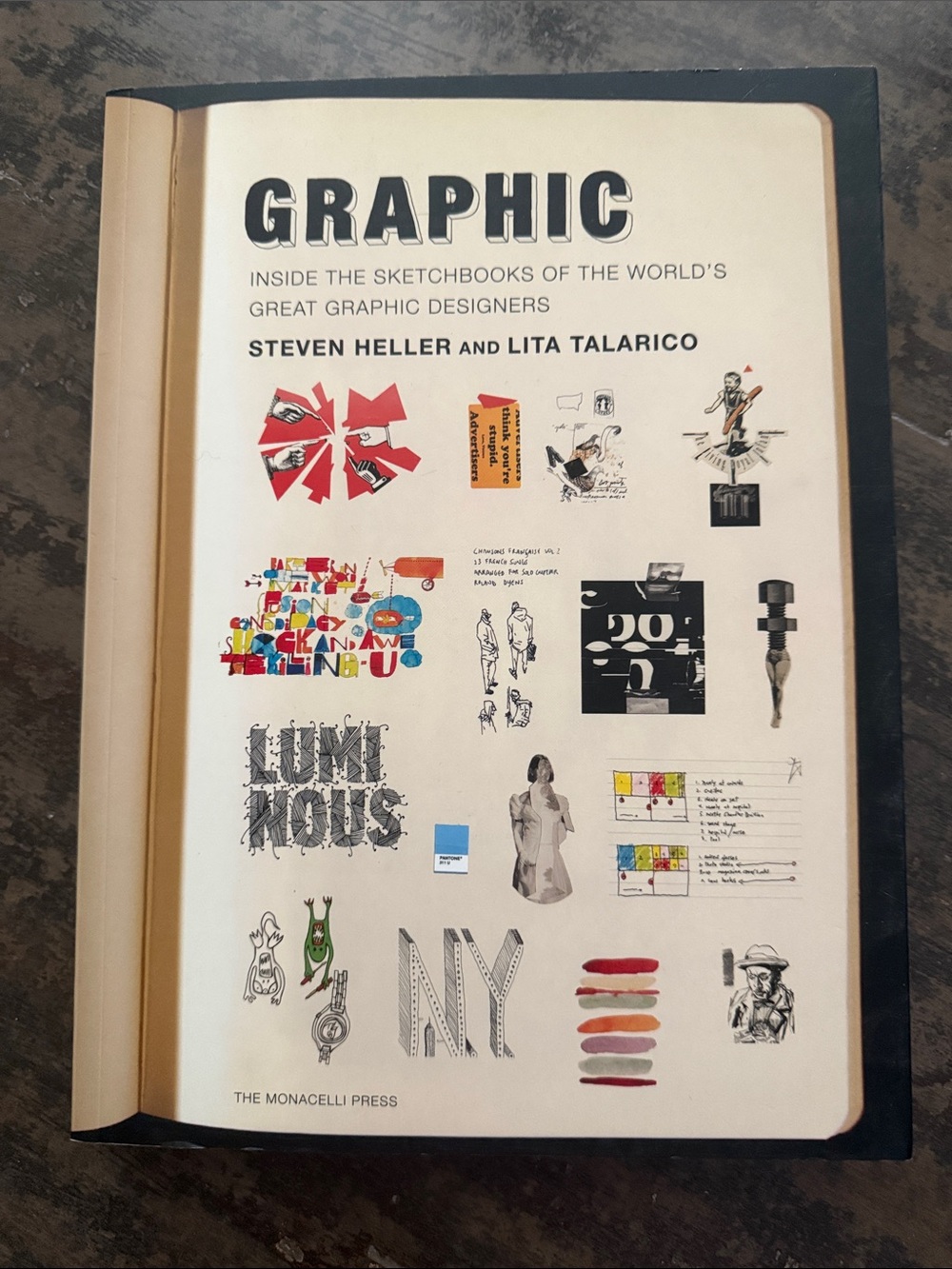 Graphic: Inside the Sketchbooks — Cream Cover Home Art Book